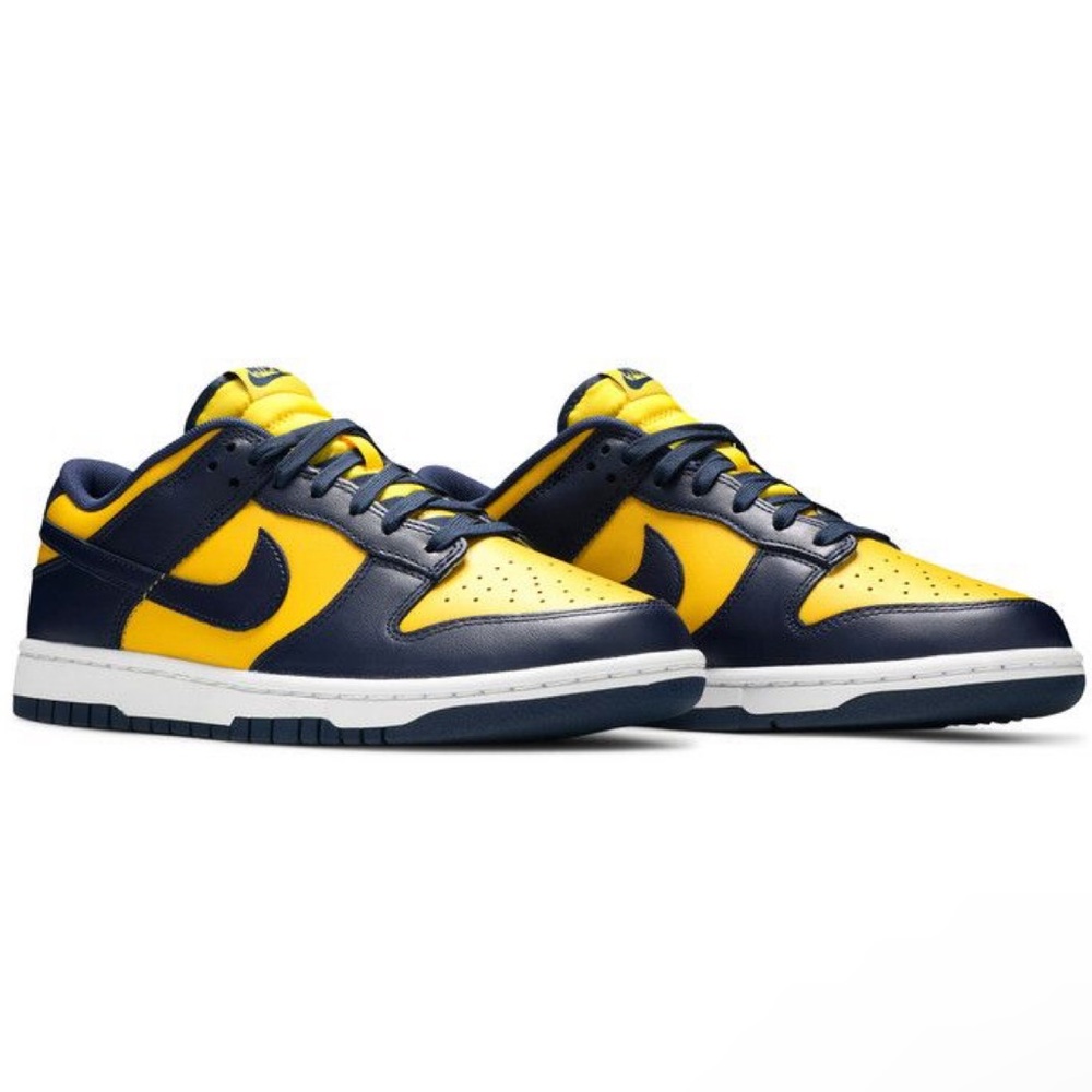 Nike Dunk Low Michigan // Yellow & Midnight Navy
